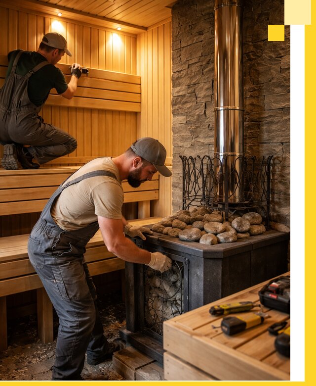 Комплексный дизайн бань, саун и зон отдыха в Кумертау