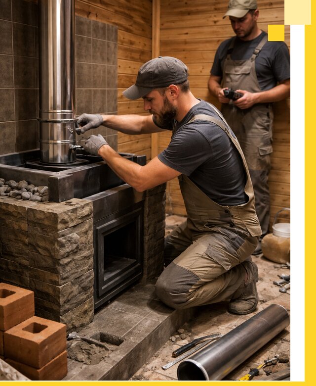 Изготовление и установка банных печей под ключ в Кумертау