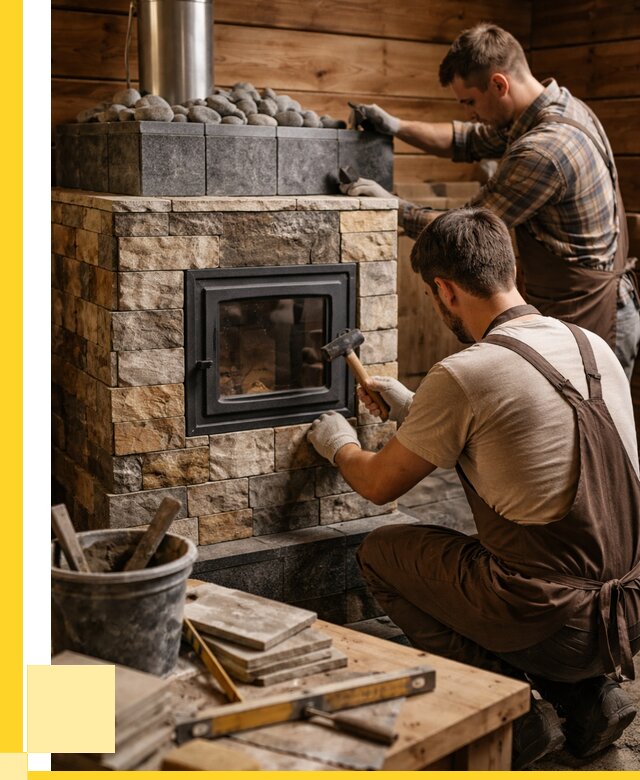 Облицовка банной печи в Кумертау от 15314 р. | ЭриданКра