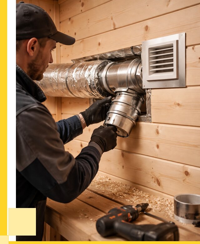 Монтаж вентиляции бани в Кумертау от 12251 р. | ЭриданКра