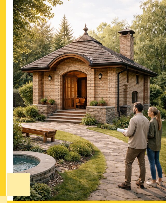 Проект кирпичной бани в Кумертау от 30627 р. | ЭриданКра