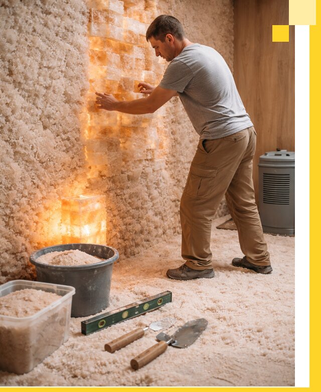 Проектирование и монтаж соляных комнат в Кумертау под ключ