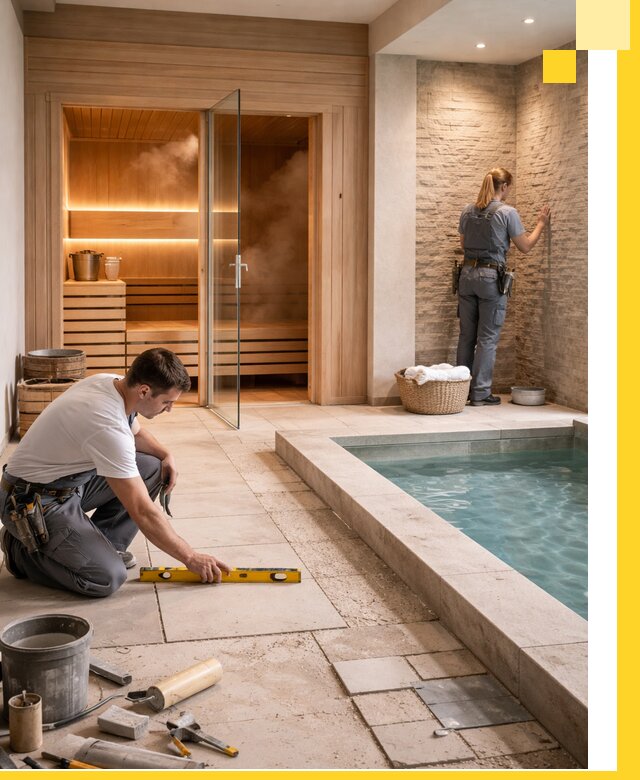 Комплексный дизайн и отделка интерьеров SPA под ключ в Кумертау